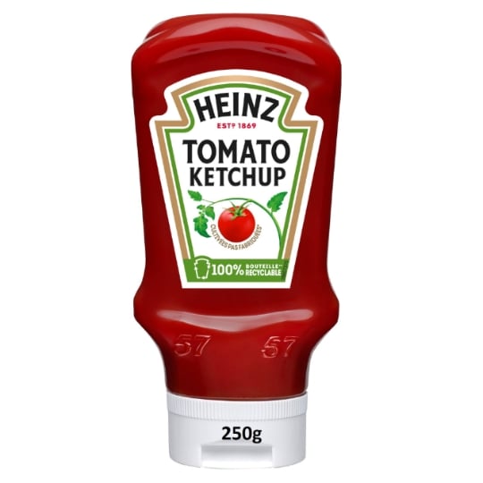 Sauce tomato ketchup HEINZ — le flacon de 250g — Lot de 3